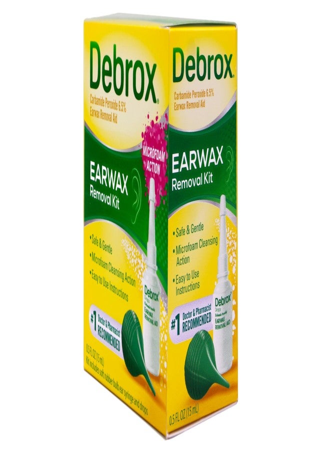 Debrox Earwax Removal Kit | Includes Drops and Ear Syringe Bulb | 0.5 Oz Each | Pack of 3 - Image 5